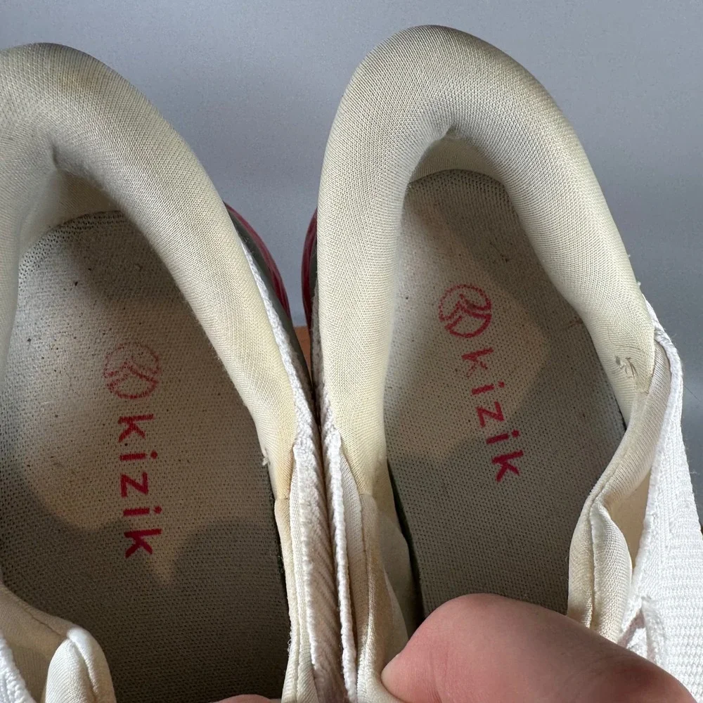 Kizik Athens White Rainbow Hands Free Slip On Sneakers Womens 7.5‎ Mens 6
